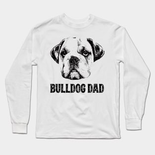 Bulldog Dad English Bulldog Long Sleeve T-Shirt